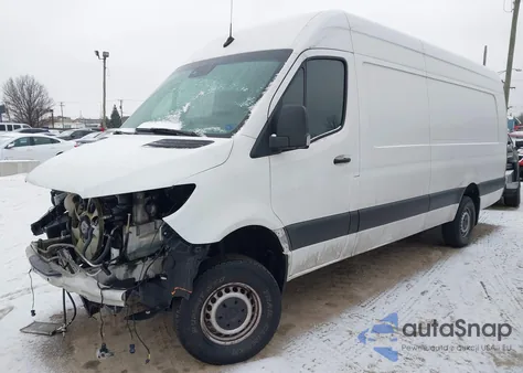 2019 Mercedes-Benz Sprinter 2500 High Roof V6 from USA, damaged, VIN WD4FF1CD2KT014681